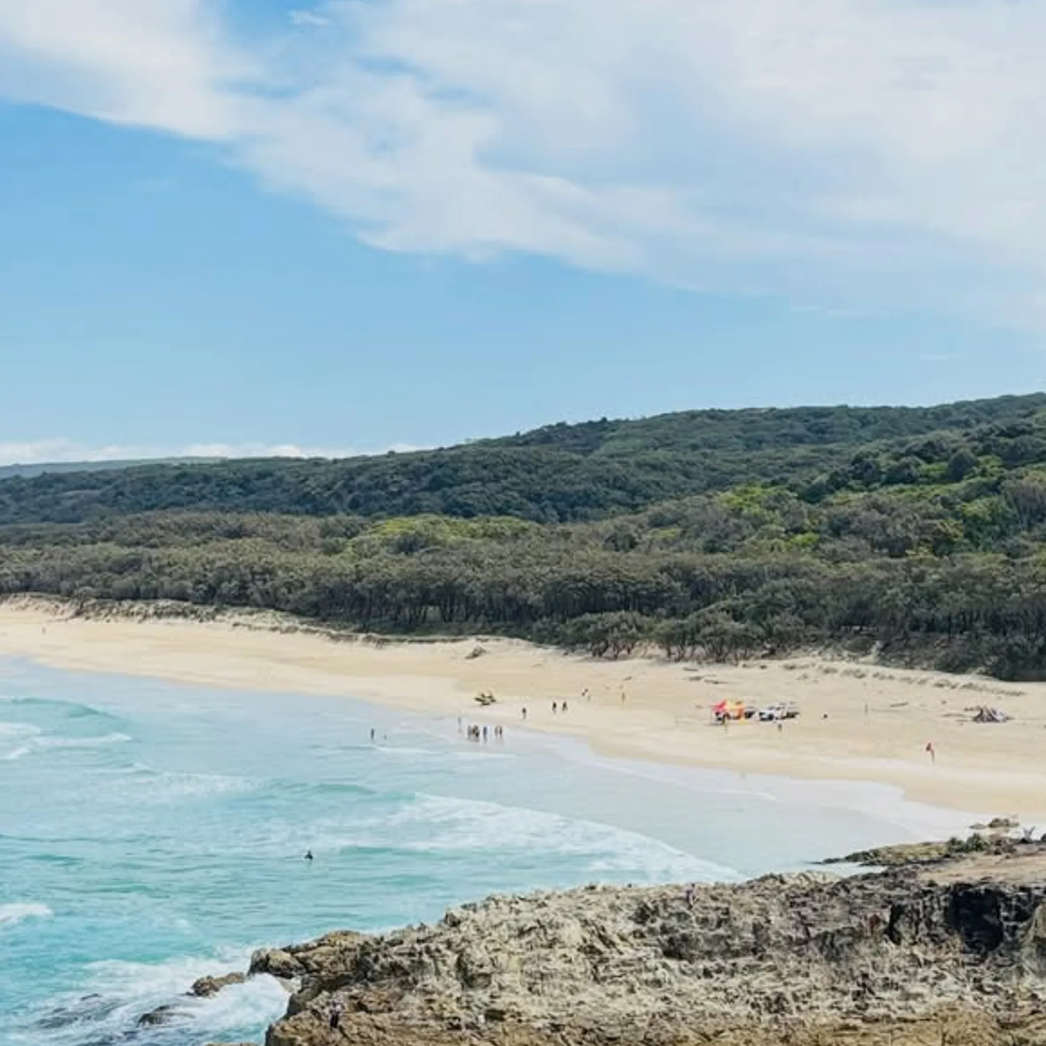 north stradbroke island beach landscape